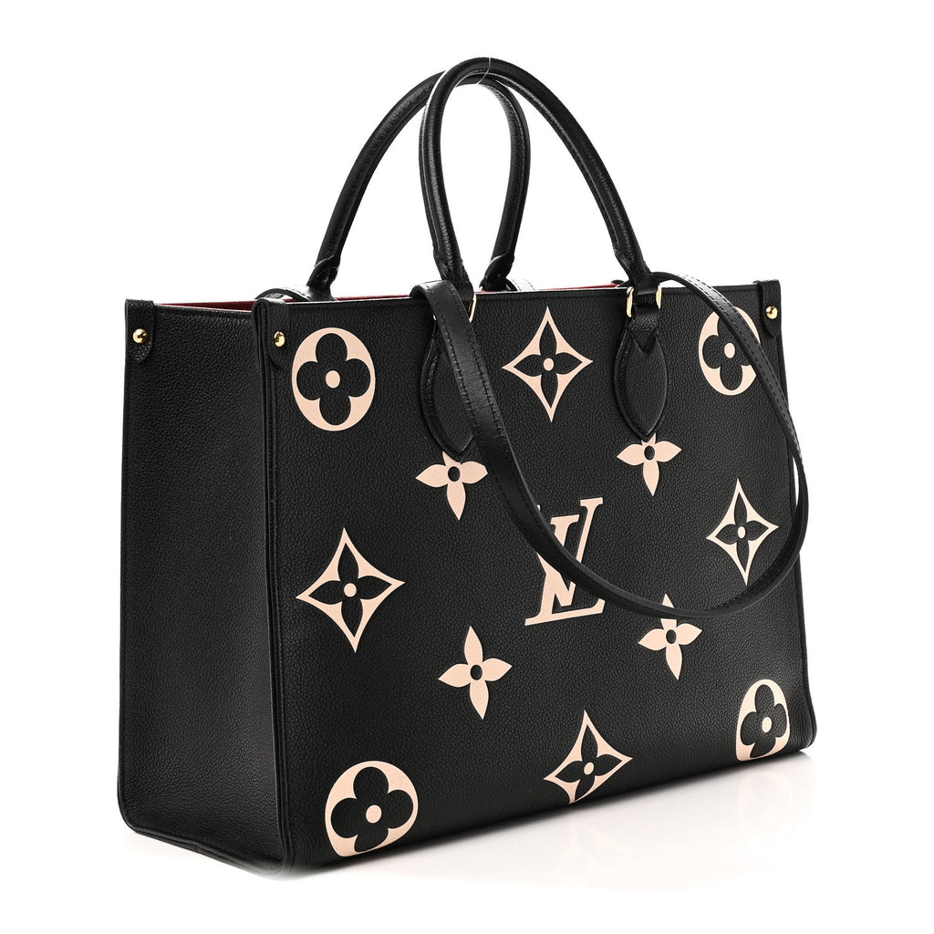 Empreinte Monogram Giant Onthego MM Black Beige