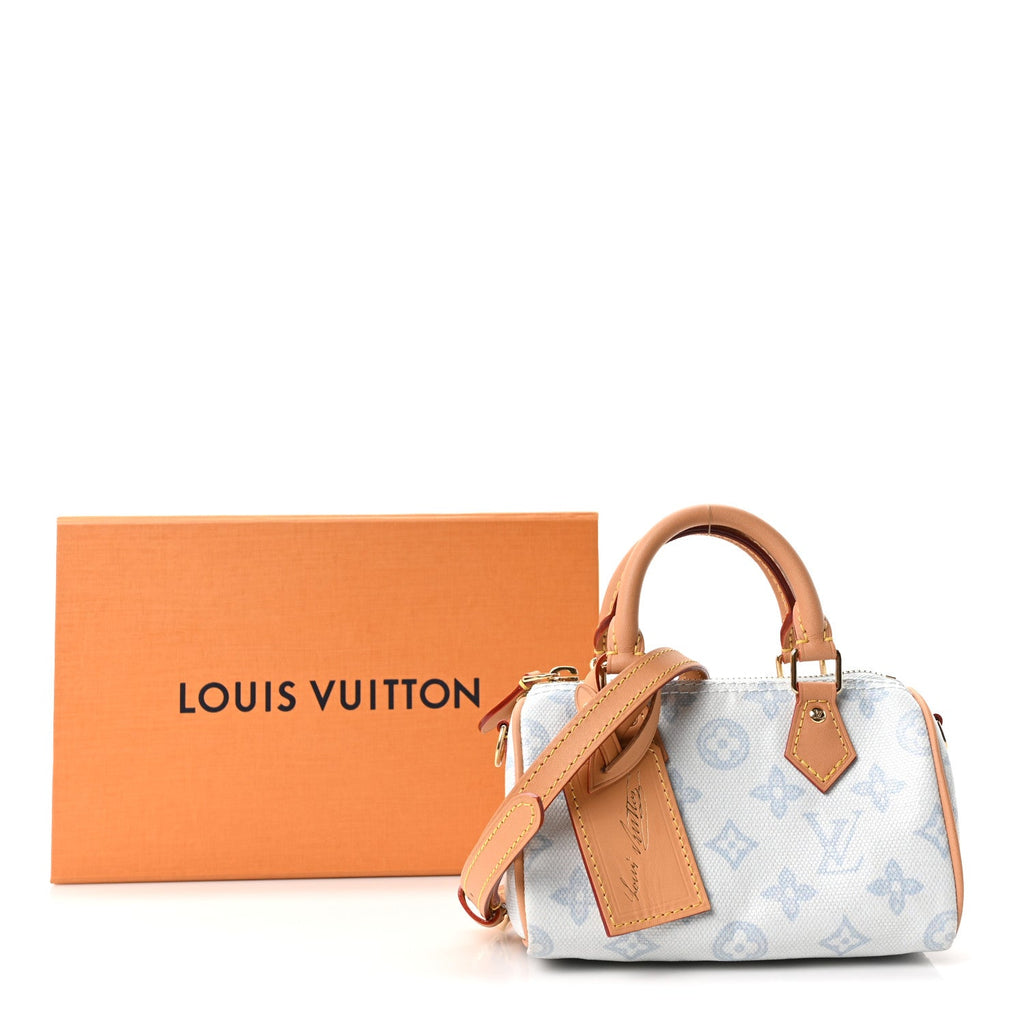 Monogram Origine Nano Speedy Bleu Courrier