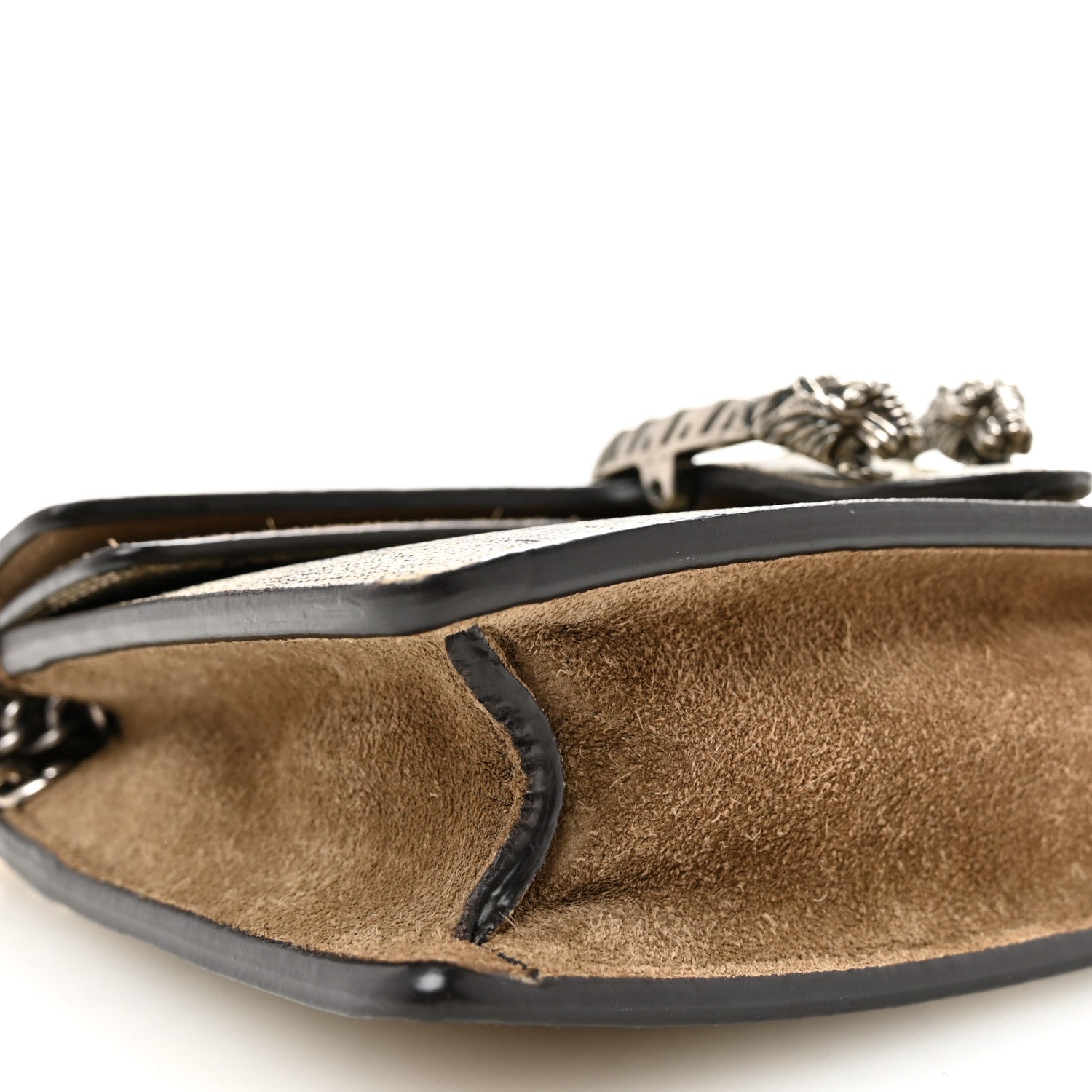 GG Supreme Monogram Super Mini Dionysus Shoulder Bag Taupe