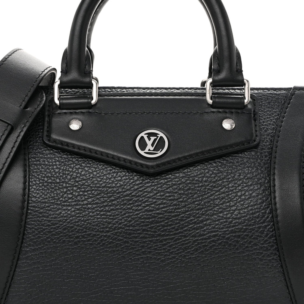 Pixel Lambskin LV Biker PM Black