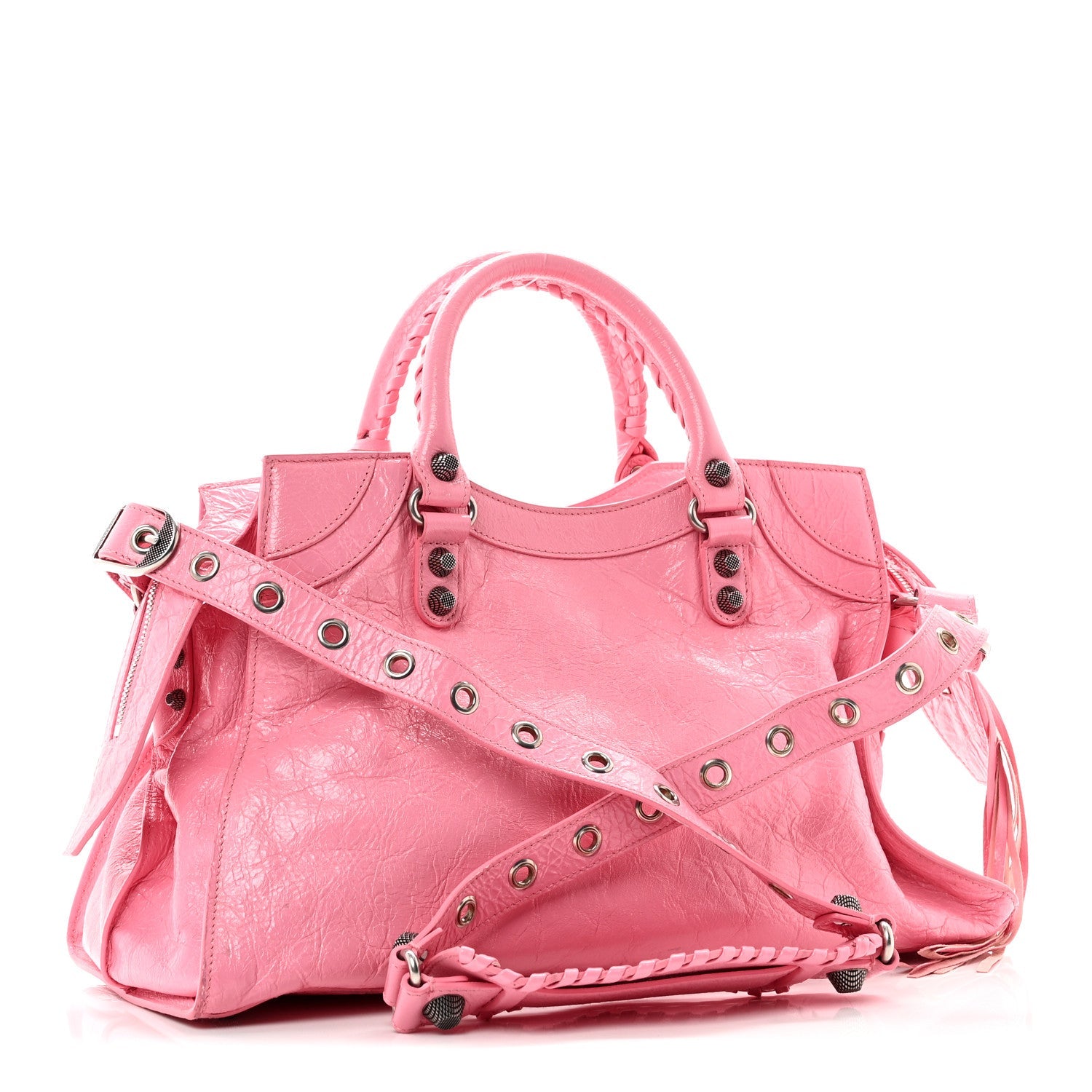 Agneau Arena Neo Cagole City Handbag Sweet Pink