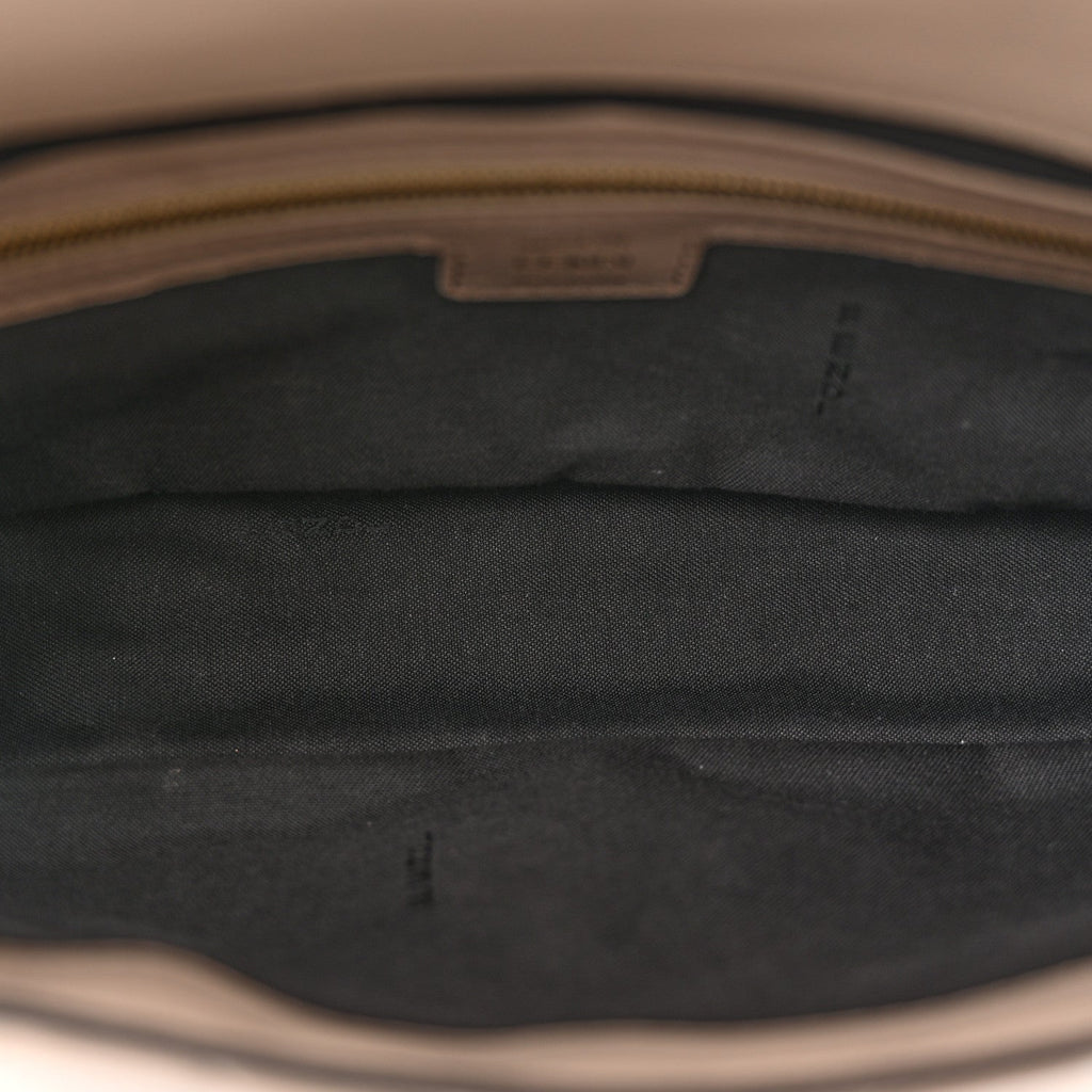 Nappa FF 1974 Embossed Baguette Camelia
