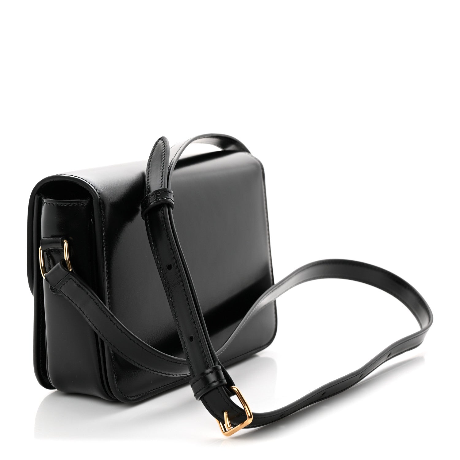 Shiny Calfskin Teen Triomphe Black