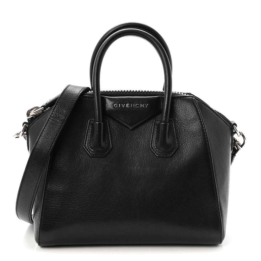 Sugar Goatskin Mini Antigona Black