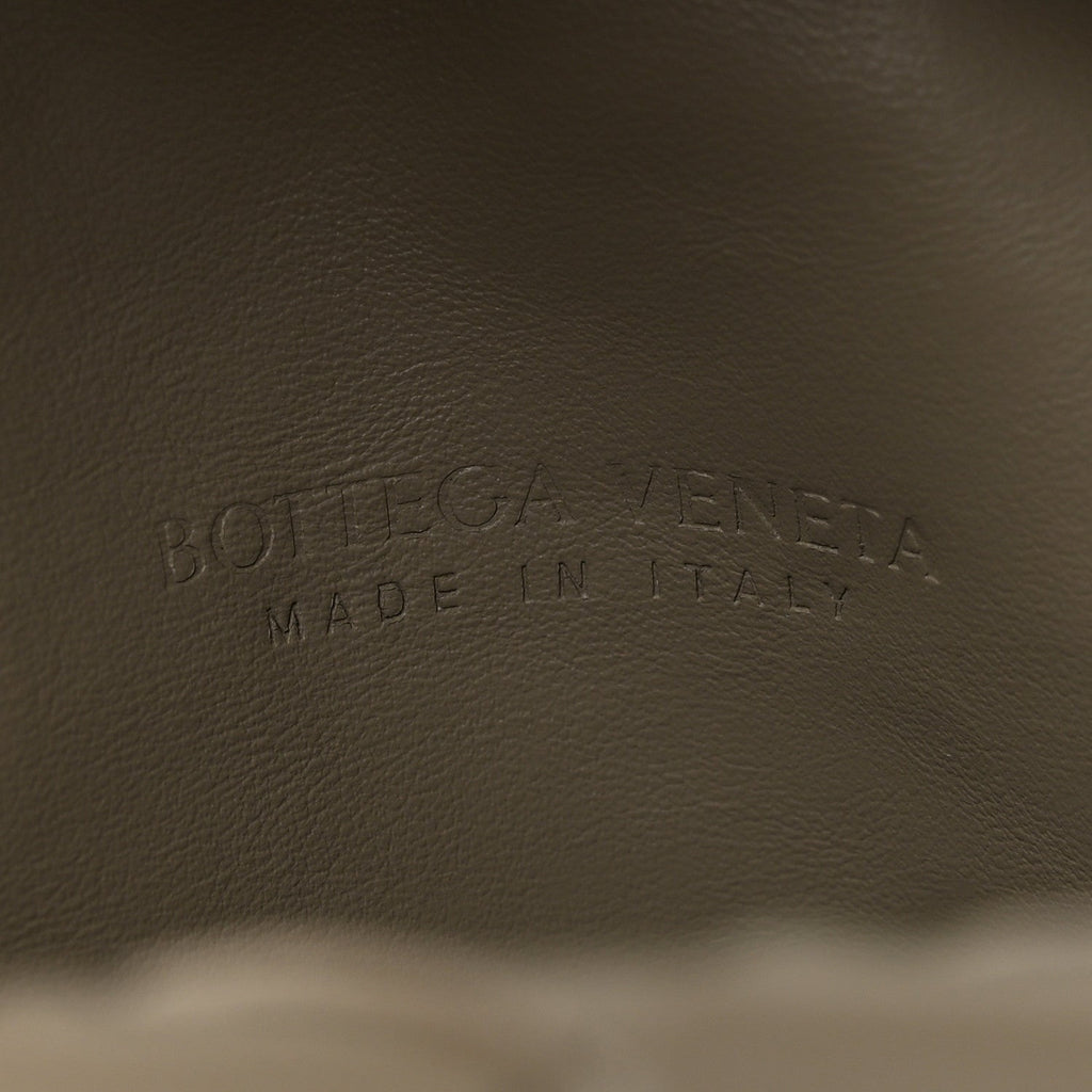 Nappa Intrecciato Teen Jodie Hobo Taupe Grey
