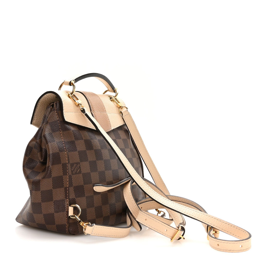 Damier Ebene Clapton Backpack Creme