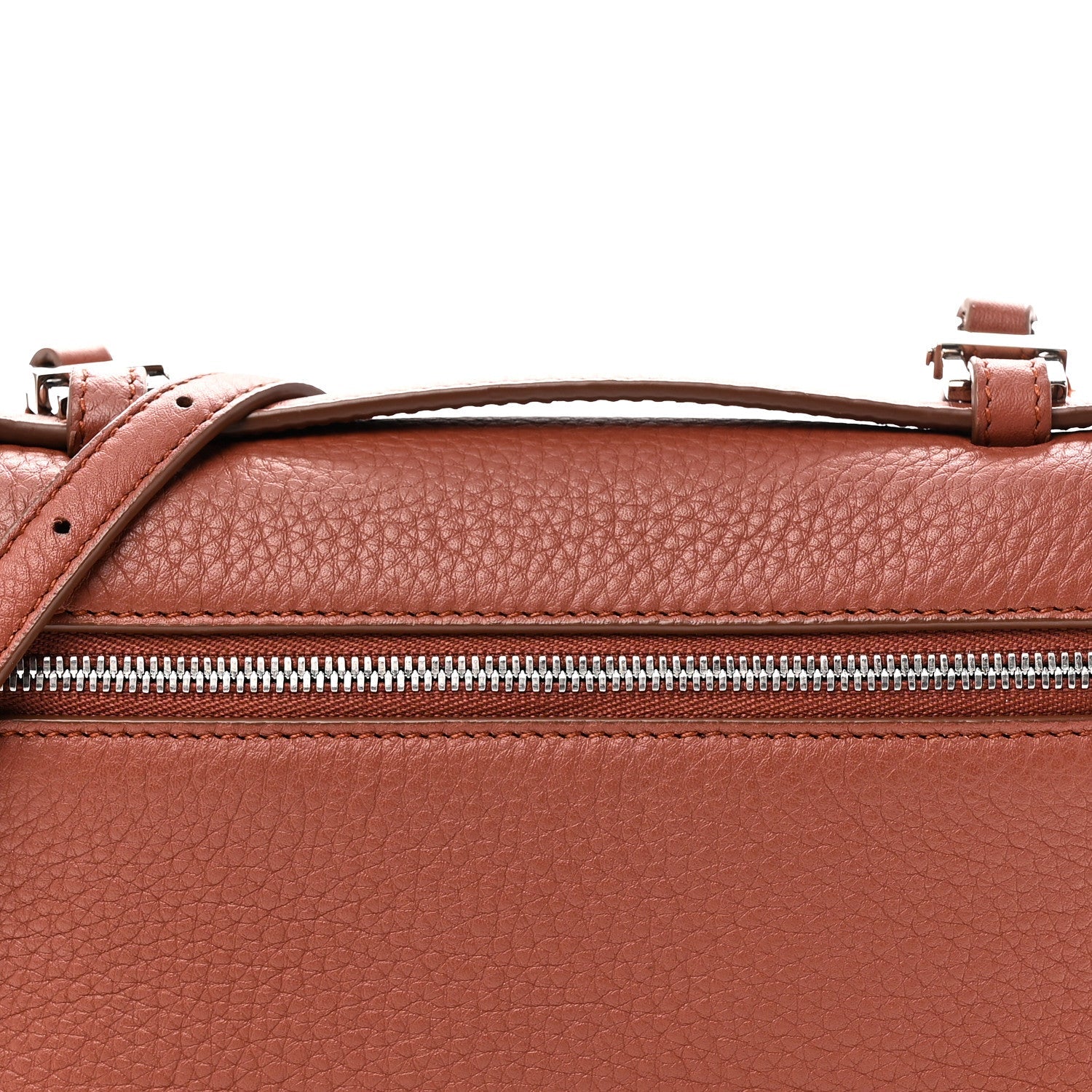Grained Calfskin L19 Extra Pocket Pouch Kummel
