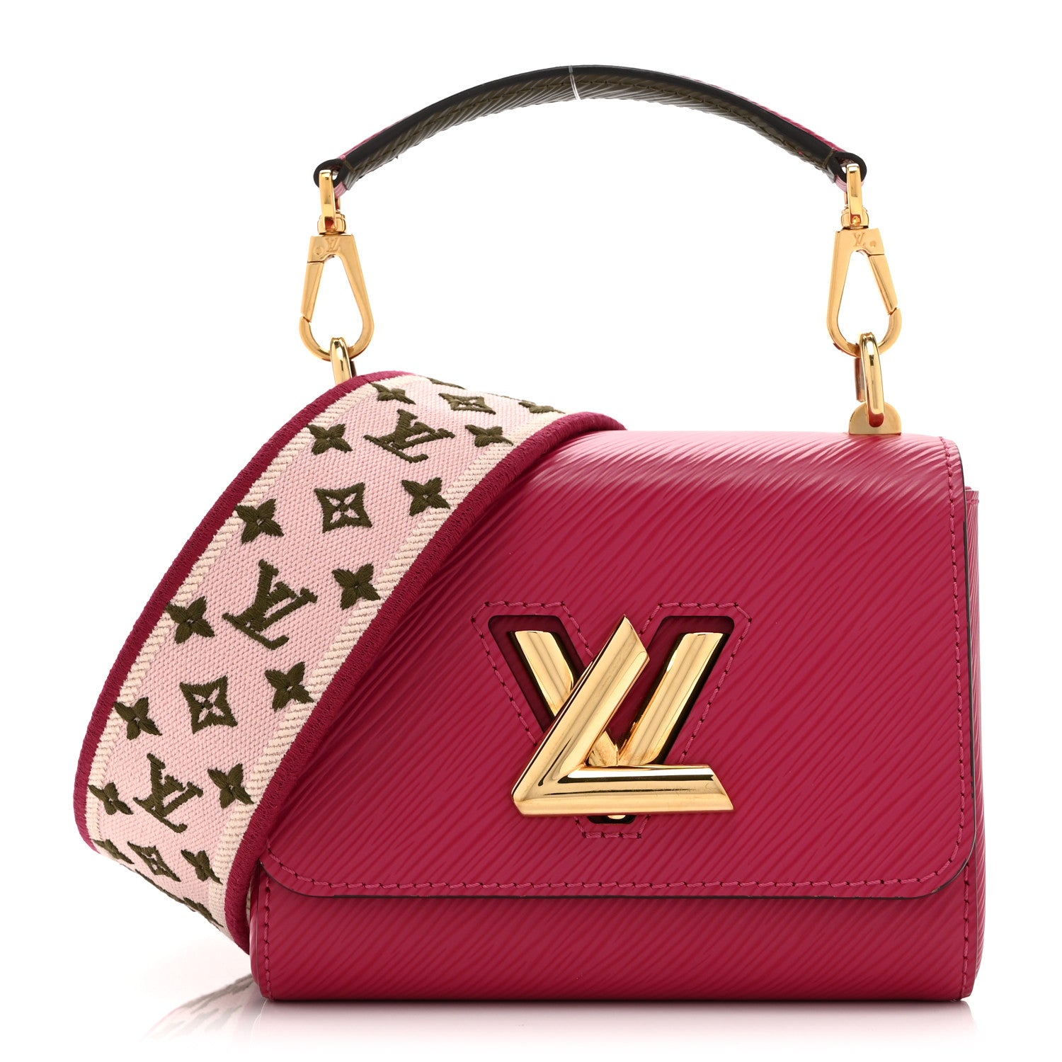 Epi Twist Shoulder Bag Mini Agathe Rose Pink