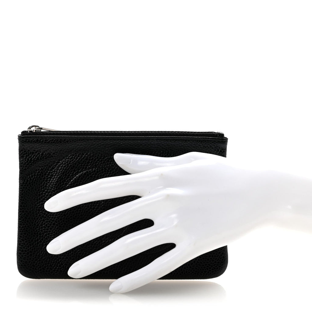 Caviar Timeless CC Small Cosmetic Case Black
