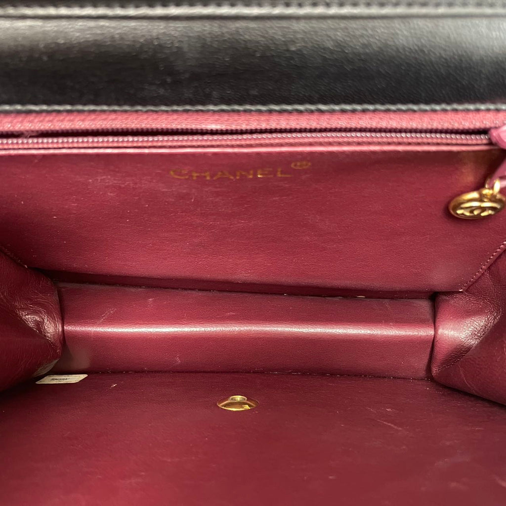 Chanel Flap Bag Small Lamb Black 2002