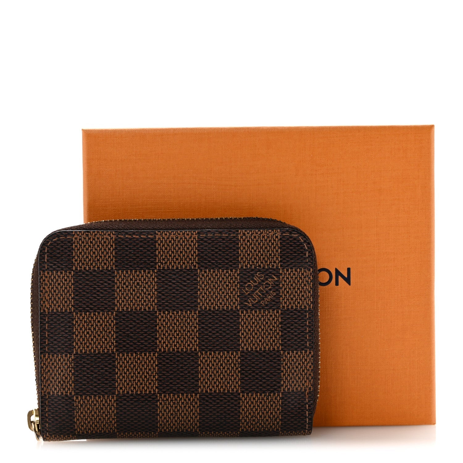 Damier Ebene Zippy Coin Purse