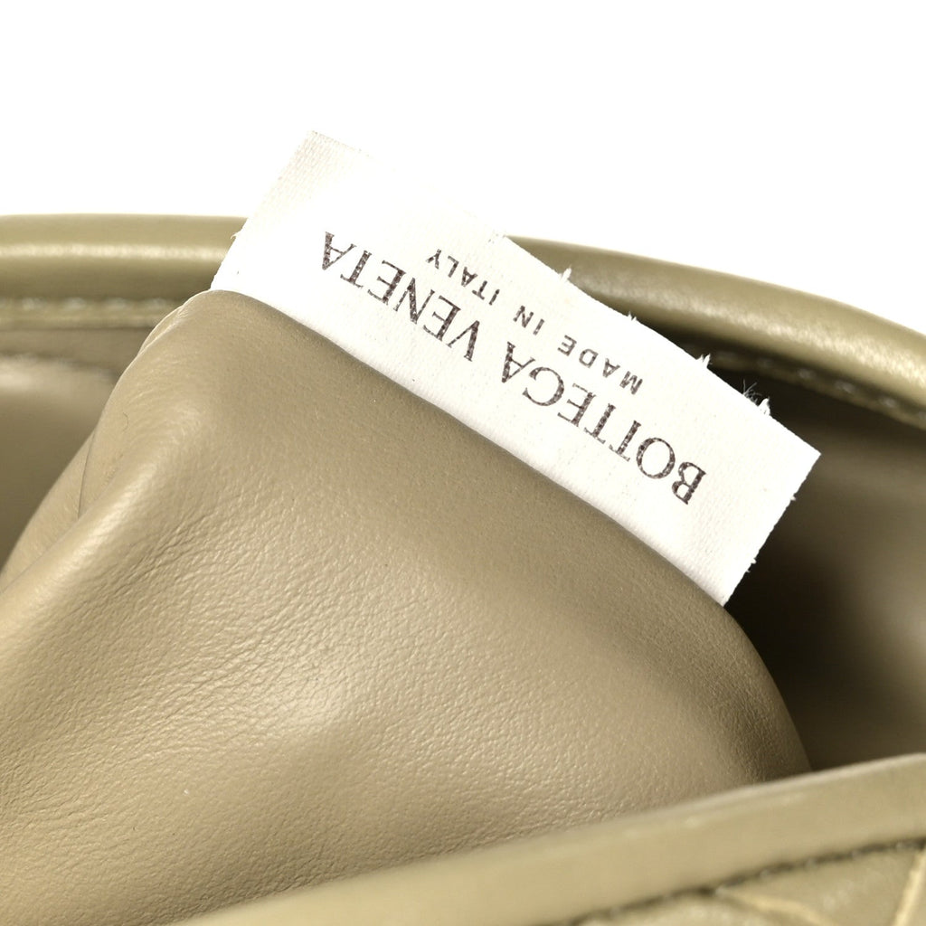 Calfskin Intrecciato Small Hop Travertine
