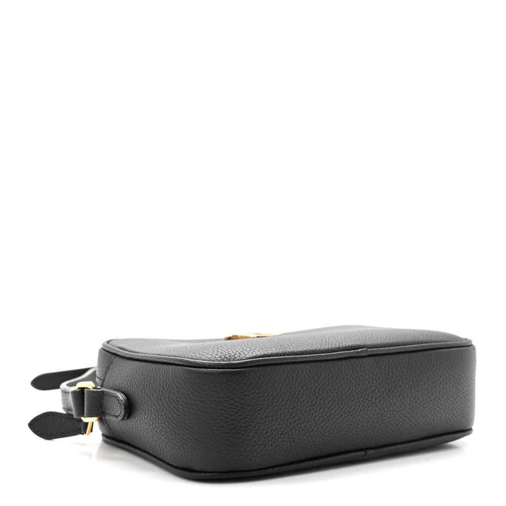 Grained Calfskin TB Small Camera Bag Black