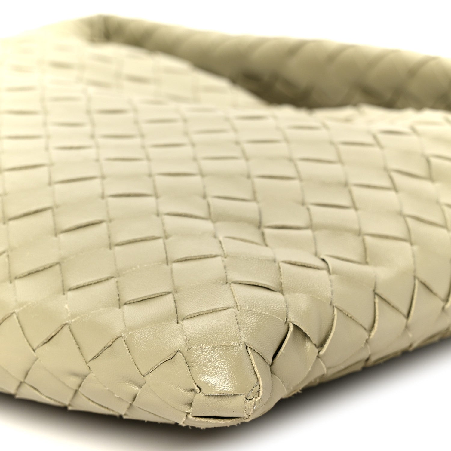 Calfskin Intrecciato Small Hop Travertine