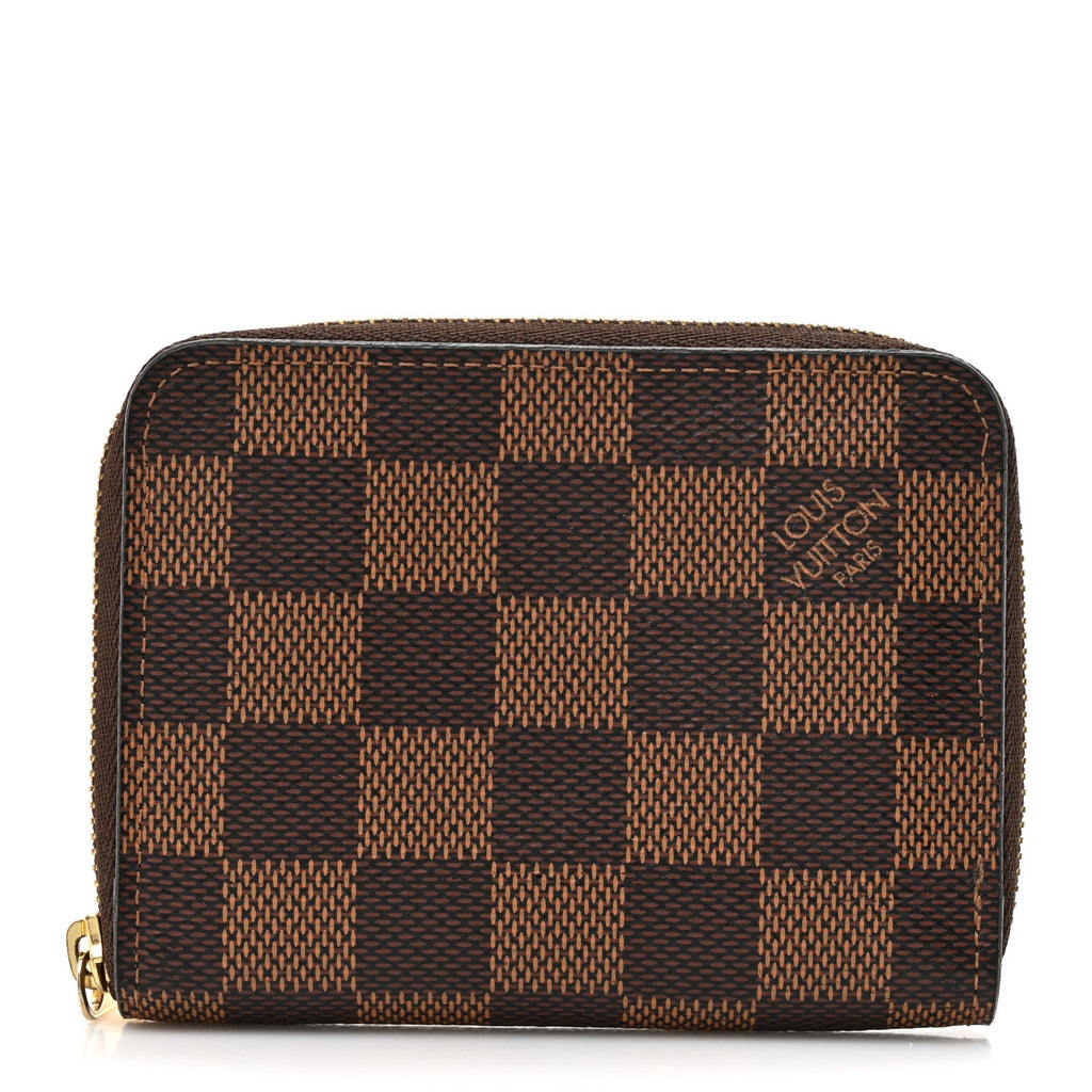 Damier Ebene Zippy Coin Purse