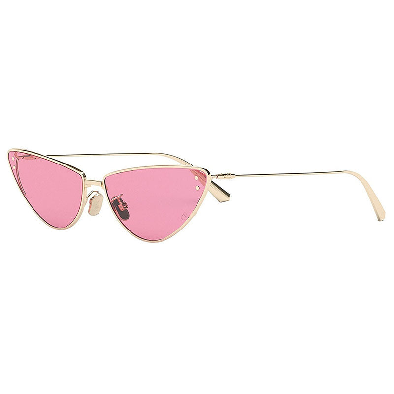 Dior Sunglasses Cat Eye Full Rim, Gold Frame and Yellow Lens MISSDIORB1UB0H0
