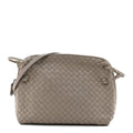Nappa Intrecciato Nodini Crossbody Messenger Steel