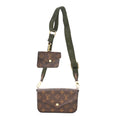 Monogram Felicie Strap & Go Kaki