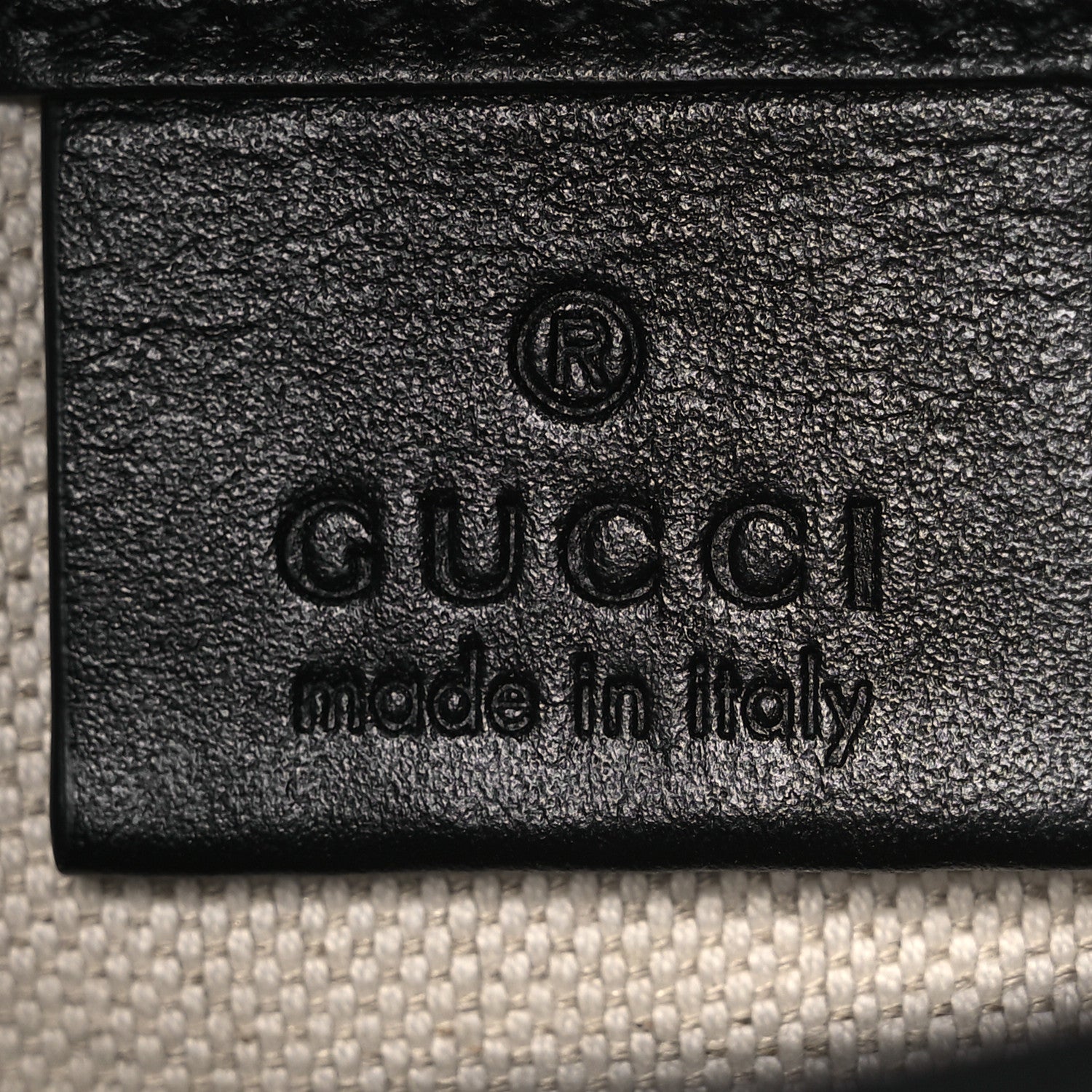 Calfskin GG Tennis Embossed Messenger Bag Black