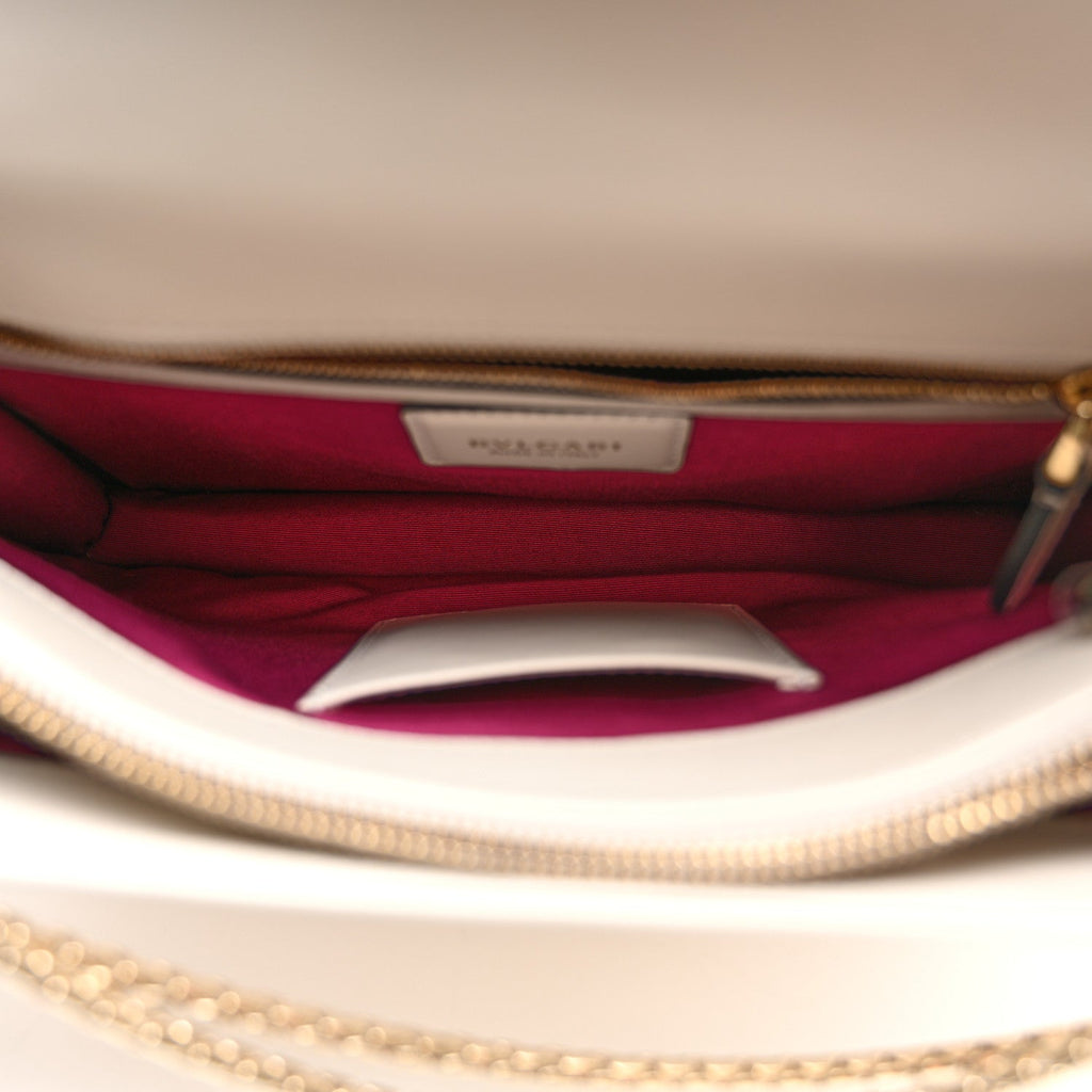 Calfskin Serpenti Forever Crossbody Bag White Agate