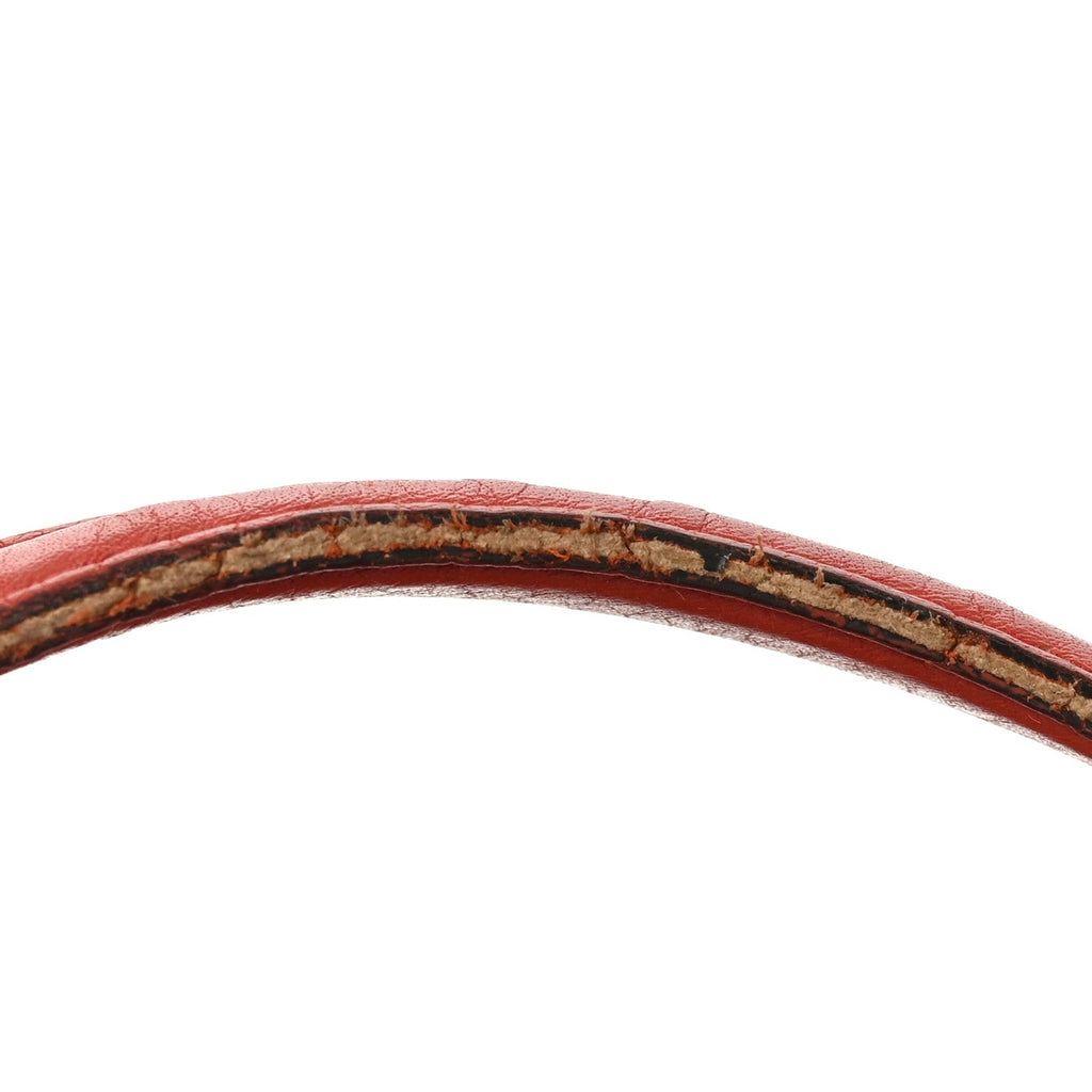 Pebbled Calfskin Medium Soho Chain Shoulder Bag Tabasco Red