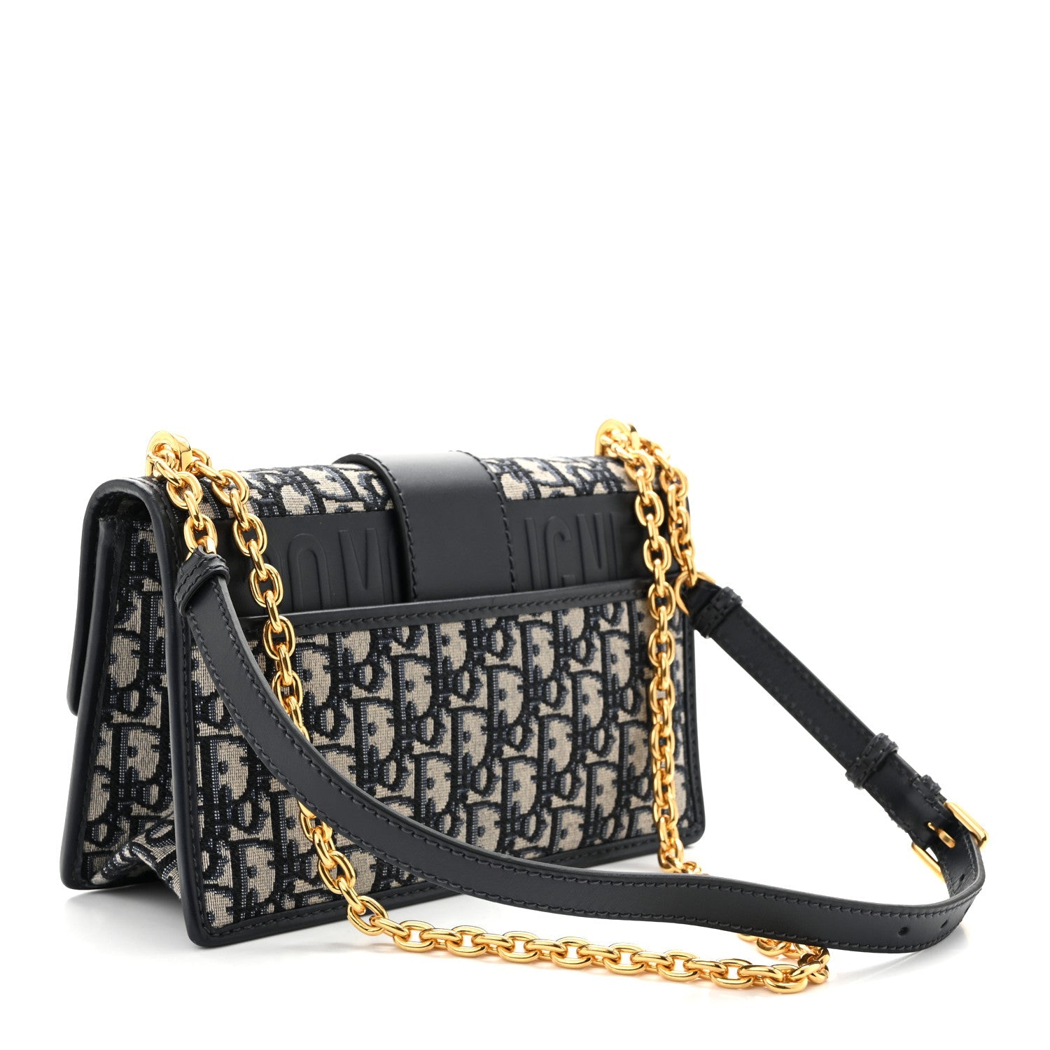 Oblique 30 Montaigne Chain Flap Bag Blue