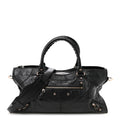 Agneau Giant 21 Rose Gold  Hardware Part Time Black