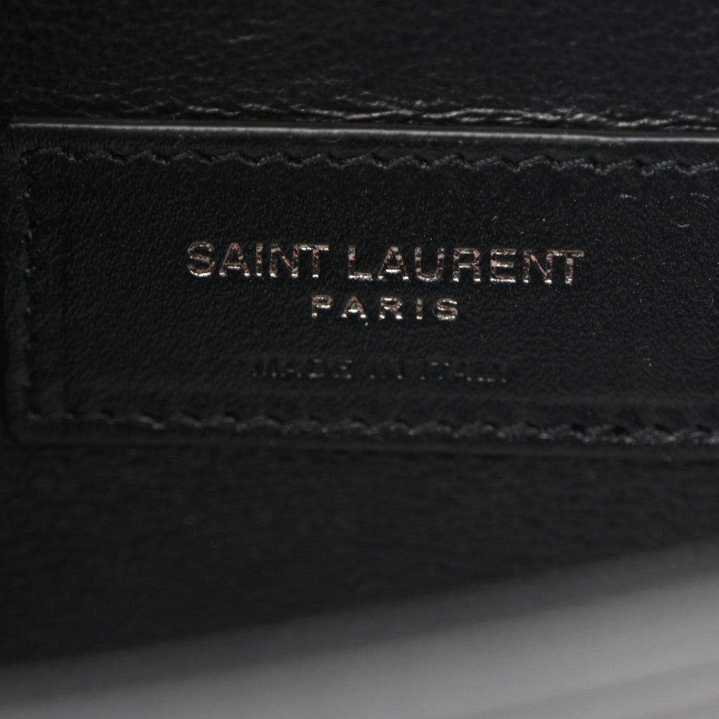 Grain De Poudre Small Monogram Monochrome Kate Satchel Black