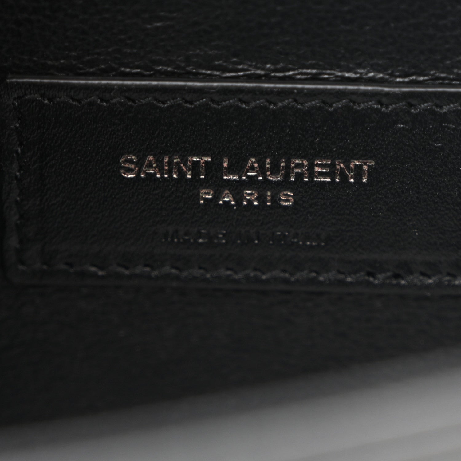 Grain De Poudre Small Monogram Monochrome Kate Satchel Black