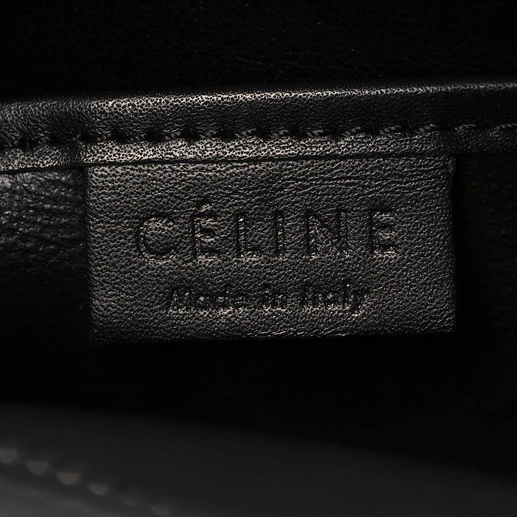 Baby Grained Calfskin Nubuck Tri-color Nano Luggage Anthracite