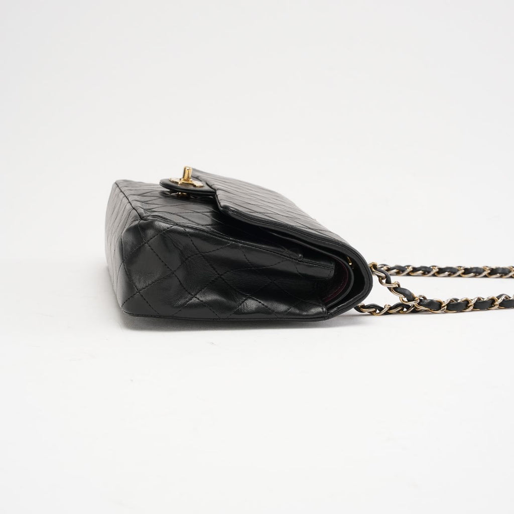 Chanel Vintage Black Medium Classic Double Flap Bag 2003