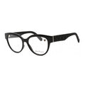 Salvatore Ferragamo Eyeglasses Cat Eye Full Rim, Havana Frame and Clear Demo Lenses Lens SF2957E240