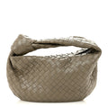 Nappa Intrecciato Teen Jodie Hobo Taupe Grey