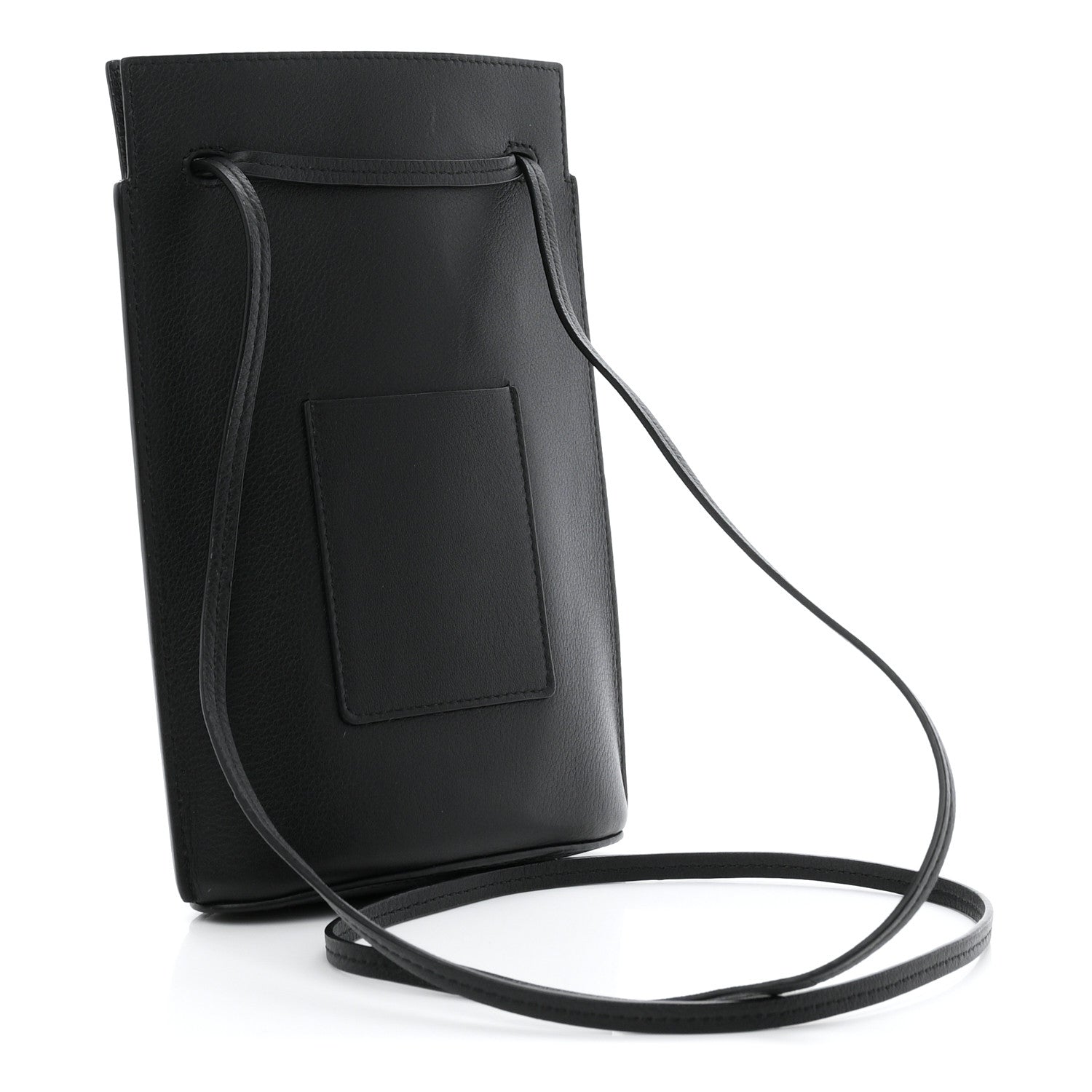 Smooth Calfskin Dice Pocket Black