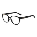Jimmy Choo Eyeglasses Oval Full Rim, Black Frame and Clear Demo Lenses Lens JC240080700