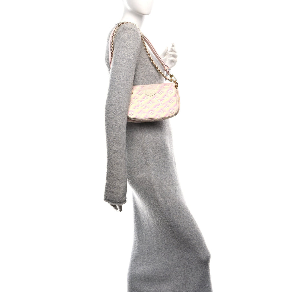 Empreinte Monogram Summer Stardust Multi Pochette Accessories Pink