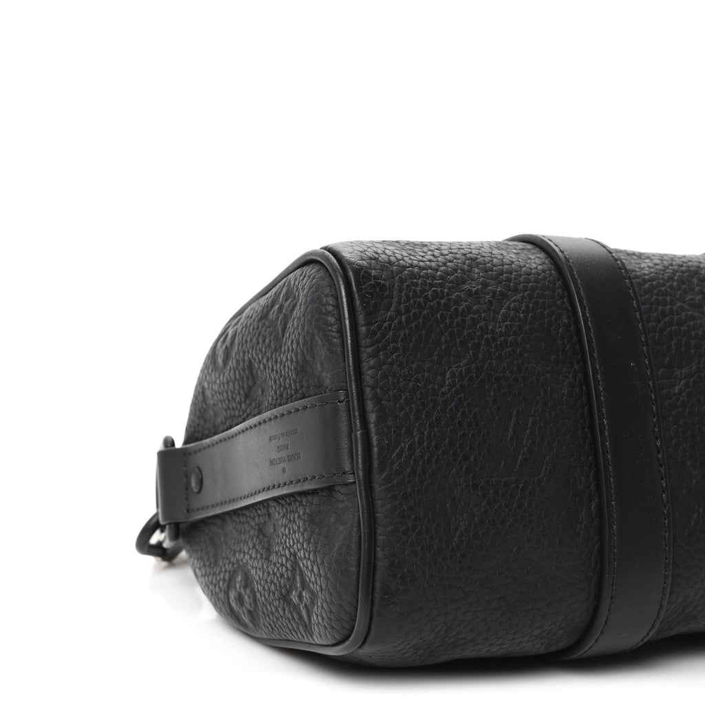 Monogram Taurillon Keepall Bandouliere 25 Black