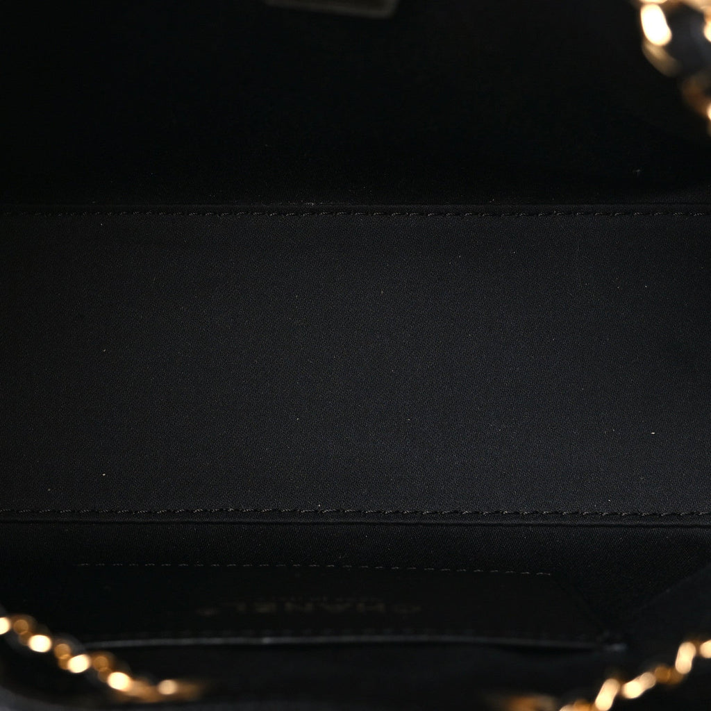Caviar Quilted Mini Chanel 25 Handbag Black