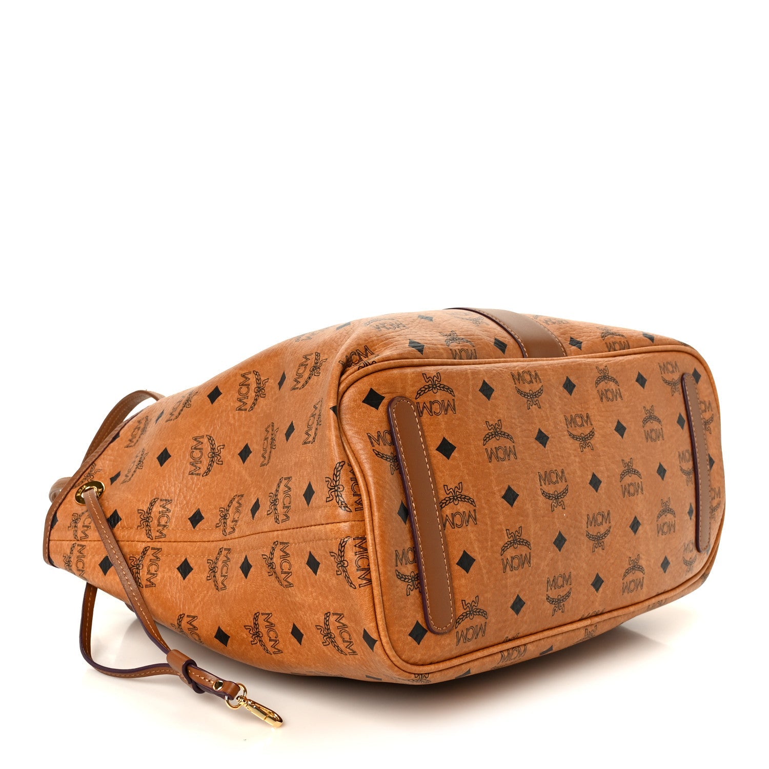 Visetos Medium Liz Reversible Shopper Tote Cognac
