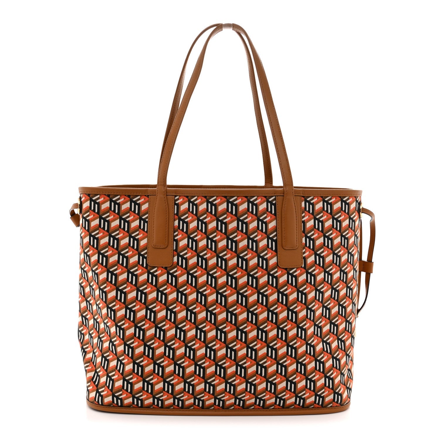 Visetos Medium Liz Reversible Shopper Tote Cognac