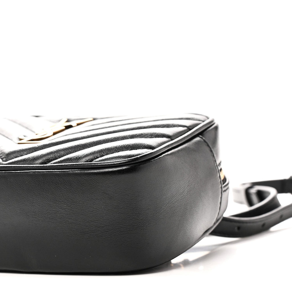 Calfskin Matelasse Monogram Lou Belt Bag Black