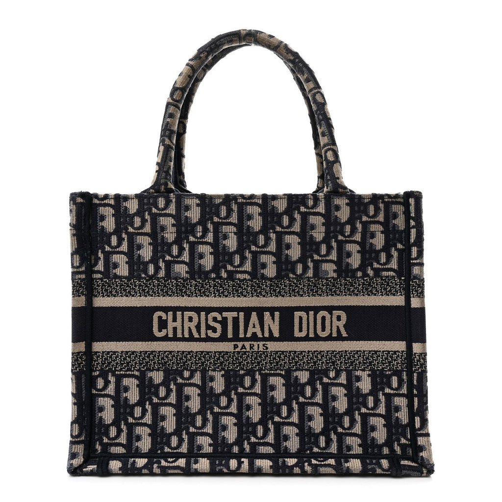 Oblique Small Book Tote Blue Multicolor