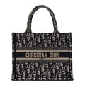 Oblique Small Book Tote Blue Multicolor