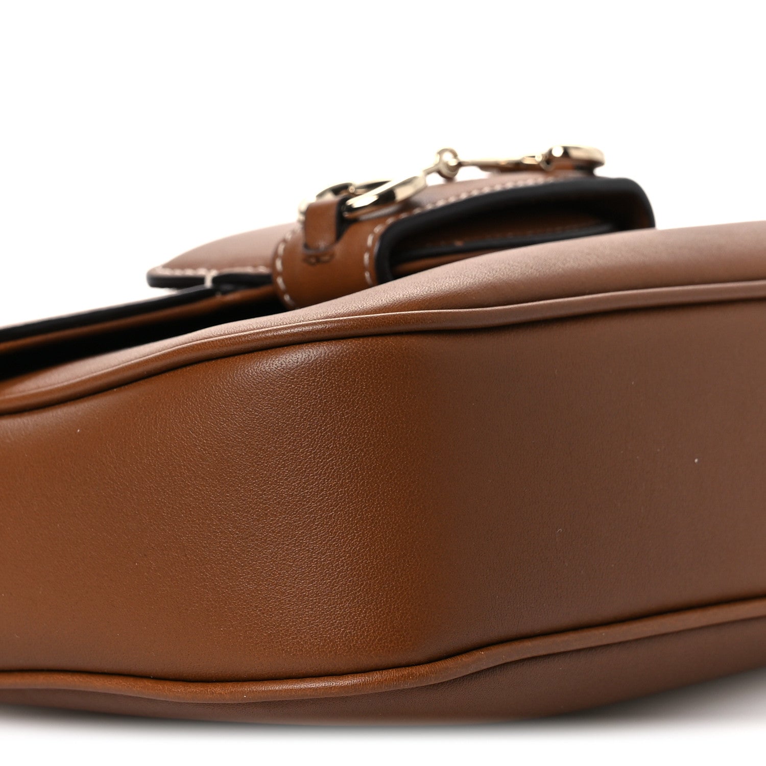 Arabella Calfskin Horsebit 1955 Soft Small Shoulder Bag Sundial
