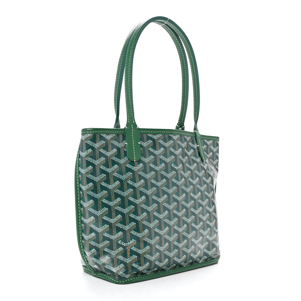 Goyardine Reversible Mini Anjou Green