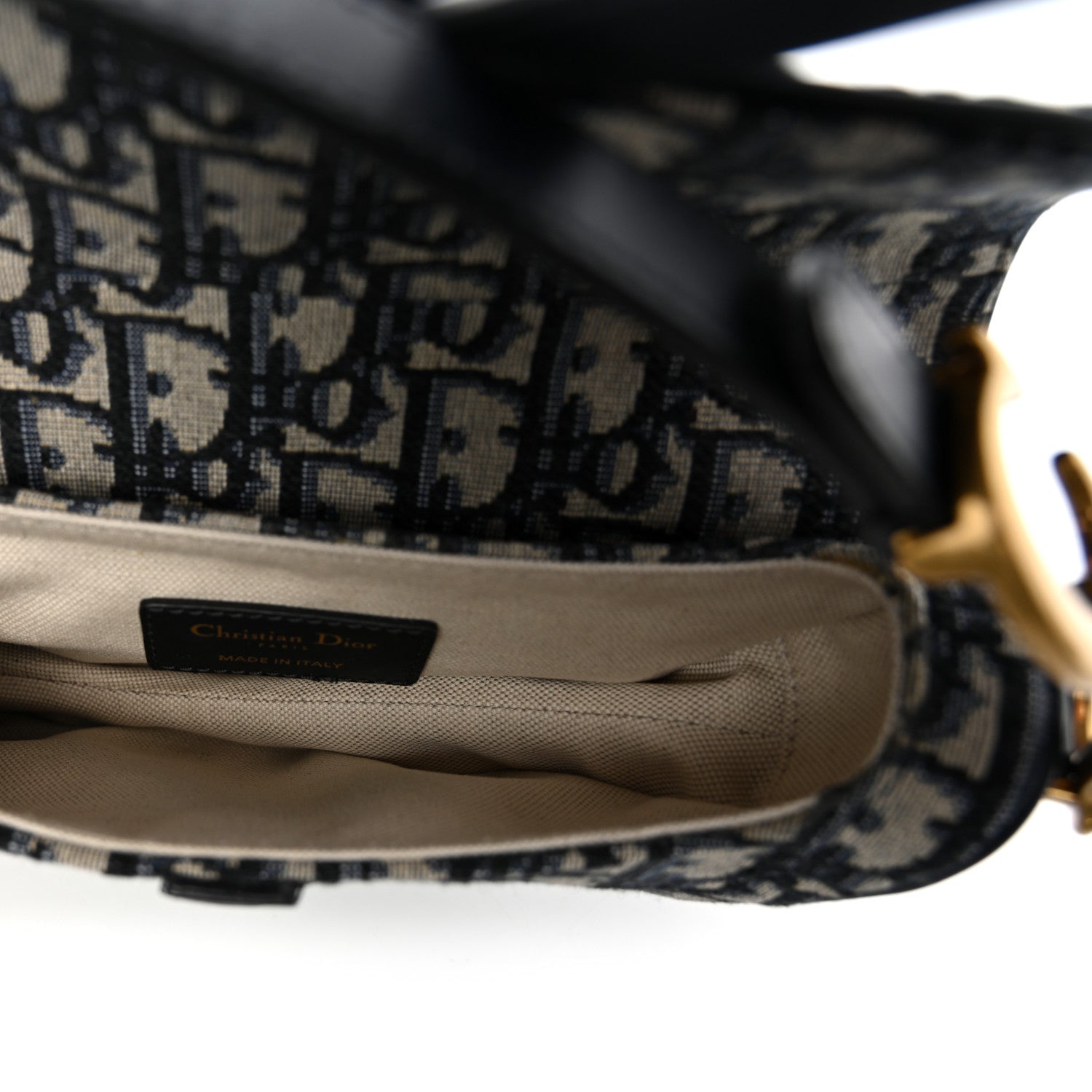 Oblique Mini Saddle Bag Blue