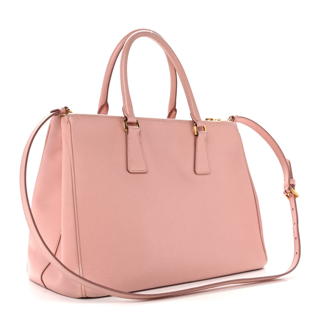 Saffiano Medium Galleria Double Zip Tote Orchidea
