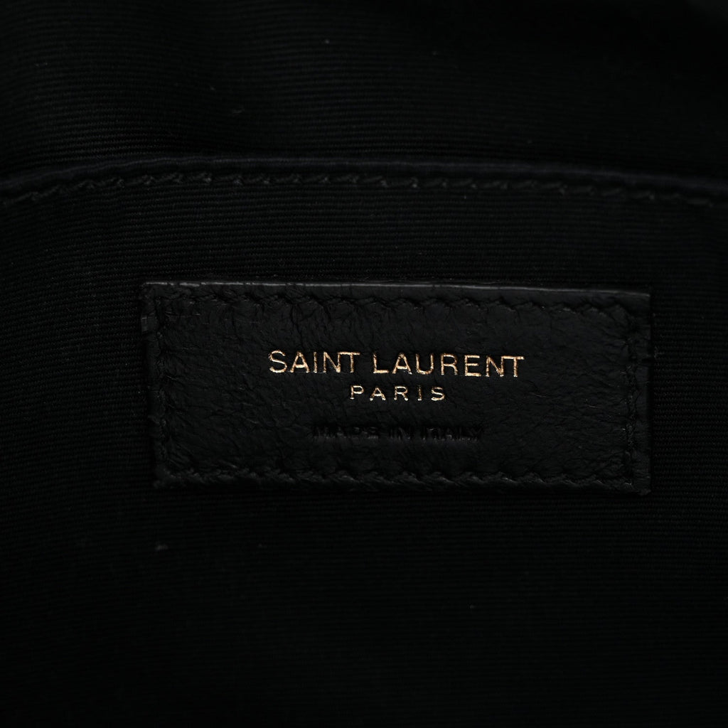 Calfskin Matelasse Monogram Lou Camera Bag Black