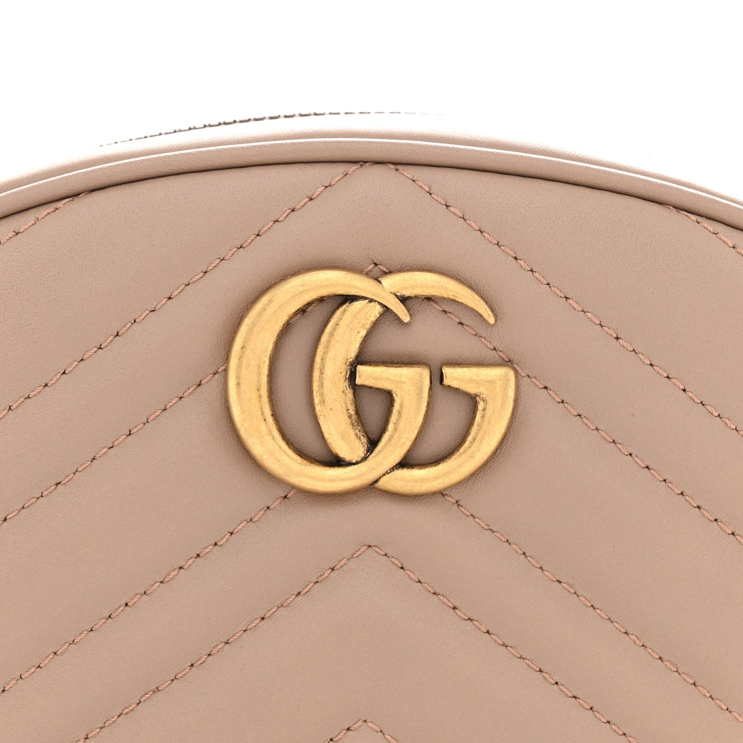 Calfskin Matelasse GG Marmont Belt Bag 85 34 Porcelain Rose