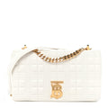 Lambskin Quilted Small Lola Bag White